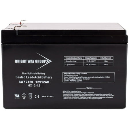 Bright Way Replacement Battery for HCF 002 Cute Electric Scooter 12V ...