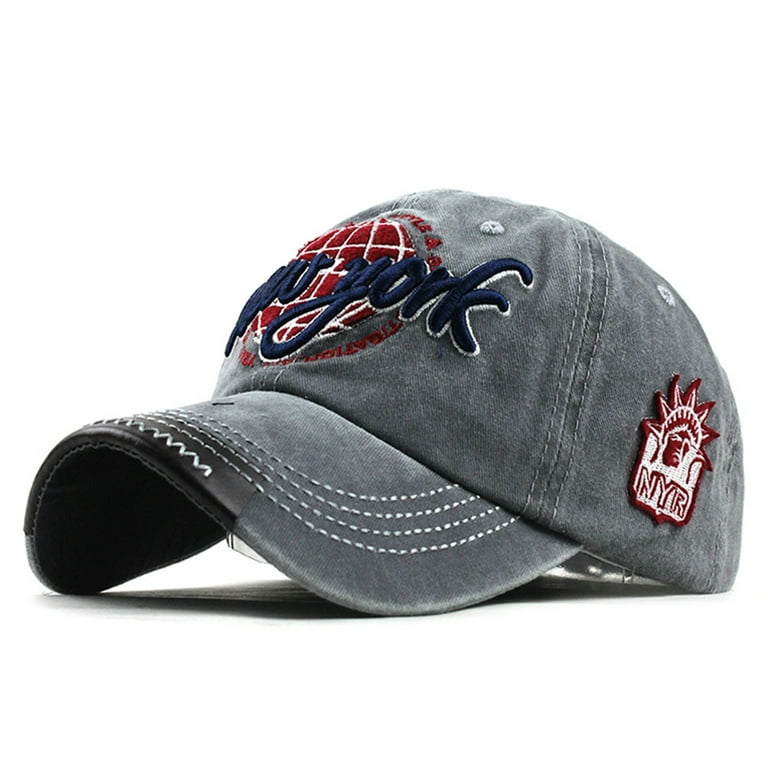 Men's Vintage Baseball Hat Newyork Cap Mens Fashionable Hats for Men Flex  Fit Dad Hat Cotton for Fishing