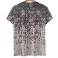 thumbnail image 4 of Camisetas De Manga Corta Camiseta informal para mujer, cuello redondo, retro, floral, elegante, de moda, uso diario (negro S) Cgtredaw para Mujer Negro T XL, 4 of 8