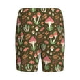 thumbnail image 5 of Gaeub Mushrooms and Autumn Printed Men's Short Pajama Pants, Lightweight Lounge & Sleep Bottoms Keep You Cool - X-Large, 5 of 9