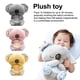 thumbnail image 2 of Peluche Koala para dormir - Música y luces, material suave, 10 canciones de cuna, 4 modos, diseño biomimético, gris/rosa/gris claro/marrón, 28 cm/11 pulgadas, 2 of 5