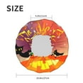 thumbnail image 6 of Kdxio Halloween Print Shower Cap for Women,Elastic and Reusable,Double Waterproof Layers Bathing Hat, 6 of 9