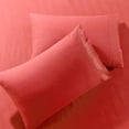 thumbnail image 1 of Pillow Cases Queen [2-Pack, Coral] - Hotel Luxury Pillow Case - Sateen Weave, Premium Microfiber - Soft and Breathable Pillowcases, 1 of 1