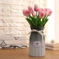 thumbnail image 5 of 5 Pcs Simulated Tulip 34cm Artificial Tulip Fake Flowers Faux Tulip Bulk Mother Day Gift for Vase Home Kitchen Wedding Spring Party Decorations, 5 of 8