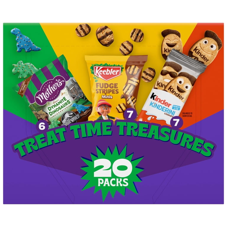 Mellojoy　パンプキンパイ　ターキーパーティー Keebler Fudge Stripes Mini Original Cookies, Mother's Chocolatey