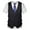 A Black, variant on iiniim Men's Short Sleeve Fake Tuxedo 3D Print T-Shirt Round Neck Summer Casual Blouse Tops Cosplay Party Costume