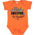 thumbnail image 3 of Inktastic Im Down Right Awesome Down Syndrome Awareness with Arrow Boys or Girls Baby Bodysuit, 3 of 5