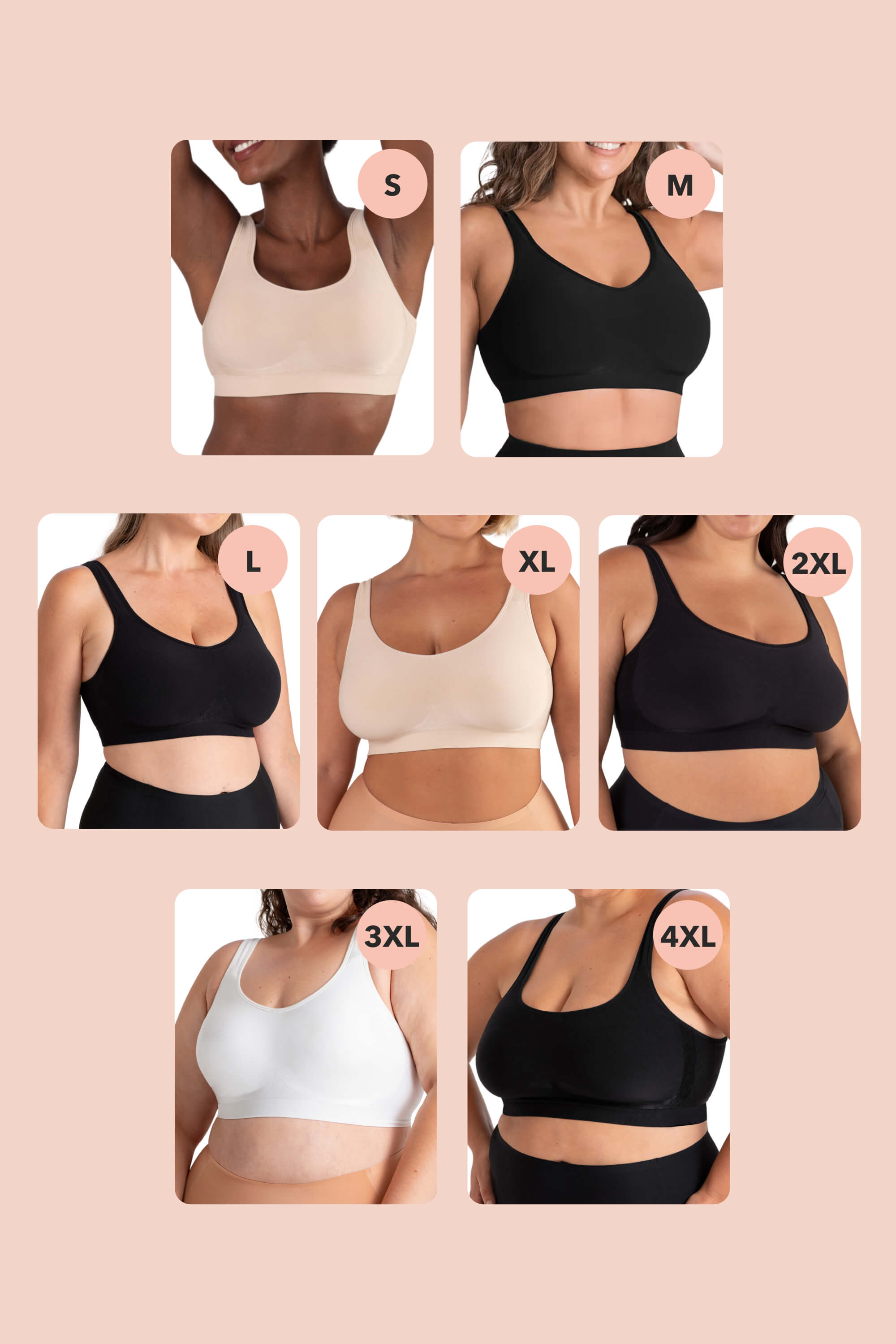 Shapermint Core Extender Bra for Women with Adjustable Straps, Everyday Support & Flexible Fit, Sizes S–4XL