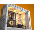 thumbnail image 2 of Corsair FRAME 4000D RS ARGB White Steel / Tempered Glass ATX Mid Tower Computer Case, 2 of 13