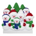 thumbnail image 4 of Personalized Family of 7 Snowman Christmas Ornament 2024 - Our First Christmas Together Decoration, 4 of 10