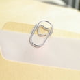 thumbnail image 3 of Miangastore 50pcs Small Paper Clips Heart Paperclips Shaped Bookmark Clips Cute Paper Clips Office Favors, 3 of 9