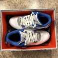 thumbnail image 3 of N I-K-E A i r-Jor-dan 4 Retro Motorsport Men's Size 10.5 White Blue, 3 of 6