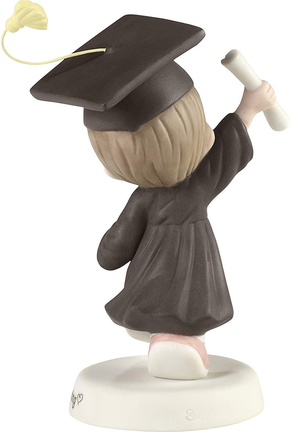 Precious Moments Graduation Boy Bisque Porcelain Figurine