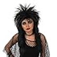thumbnail image 3 of fun shack Perruque Rock des Années 80 pour Femmes, Perruque Punk Rocker, Perruque à Pointes, Cheveux Rockstar, Perruque Mullet pour Femmes, Perruque Rock Star, Perruque Noire Spiky, 3 of 4