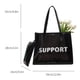 thumbnail image 4 of Bolso de compras de moda Bolso de axila transparente ligero para mujer (negro) Ehuebsd Para Estrenar, 4 of 9