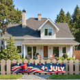 thumbnail image 7 of Decorative Design 4th of July Event Banner Patriotic Theme Party Decoration Colorful Stars Red White Blue Celebration for Patriotic Party National Holiday Indoor Outdoor, 7 of 7