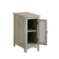 thumbnail image 3 of AENKYO Farmhouse Nightstand, Industrial Solid Wood End Table with Storage for Small Spaces, Antique Gray Finish, 3 of 5