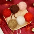 thumbnail image 5 of 6 Pcs 2.36 Inch, Christmas Ball Ornaments Boho Farmhouse Jute Rope Hanging Balls Burlap Neutral Rustic Ornaments for Xmas Tree Holiday Wreath Garland Wedding Home, 5 of 8
