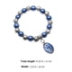 thumbnail image 2 of EeaseMX 3 pulseras exquisitas con diseño de Madonna y cruz de perla azul para mujer, 2 of 8