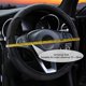 thumbnail image 2 of Funda elástica para volante de coche de piel de fibra de carbono MACHAO antideslizante 37-38 cm negro, 2 of 5