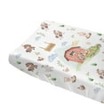 thumbnail image 4 of Watercolor Farm Animals Life Changing Pad Cover Cow Goat Horse Hens Rooster Duck Pig Baby Diaper Changing Table Sheets for Boy Girl Nursery Changing Table Mat 16''x32'', 4 of 6