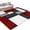 Red, variant on Large Area Rugs 6'x9', Abstract Green Grey Carpet Runner Indoor Outdoor Rugs Home Decor Aesthetic, Modern Geometric Color Blocks Non Slip Mats Washable Accent Rug for Living Room Bedroom