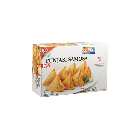ASHOKA Samosa Punjabi (without Garlic & Onion) 45pc (1800g X 06), ASHOKA Samosa Punjabi (without Garlic & Onion) 45pc (1800g X 06)