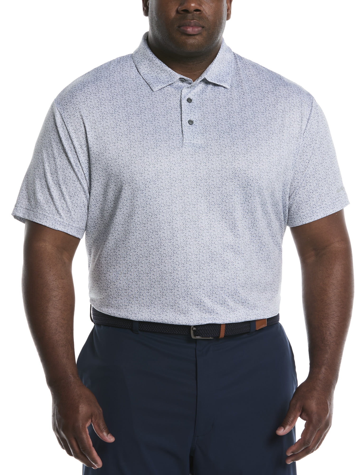 Ben Hogan Men's & Big Men's All Over Floral Printed Golf Polo, Sizes S-5XL