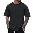 thumbnail image 2 of LUOGENLI T-shirts pour Homme pour Hommes T-shirts Décontractés Doux et Confortables en Coton T-Shirt à Col Rond et Manches Courtes 4TG T-shirts pour Hommes T-shirts Graphiques Pâques Noir m, 2 of 4