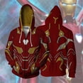 thumbnail image 1 of Marvel Capitán Cosplay Sudadera con capucha para hombres y mujeres Abrigos de manga larga Iron Prowling Spider-Man Far From Home Sudadera 3D xuanjing unisex, 1 of 2