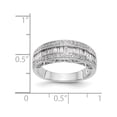 thumbnail image 7 of JbSP- 14k White Gold Diamond Wedding Band, 7 of 7