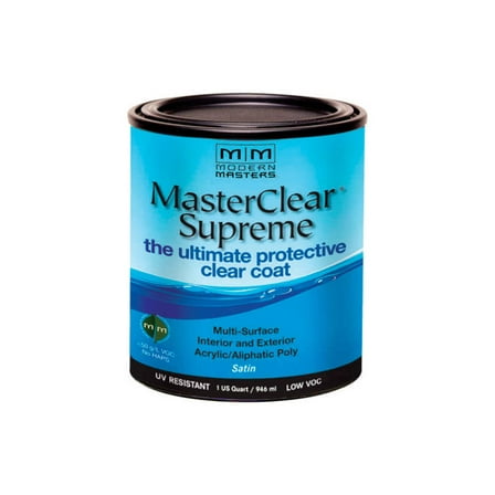 qt Modern Masters MCS902 Clear MasterClear Supreme Protective Clear Coat, Satin