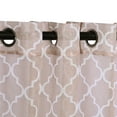 thumbnail image 2 of Superior Lightweight Trellis Sheer Curtain Set of 2, 52" x 96", Champagne, 2 of 4
