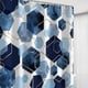 thumbnail image 4 of Cortina de baño impermeable con decoración de arte geométrico, juegos de cortinas de ducha de tela abstracta para decoración del hogar, 4 of 5