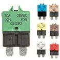 thumbnail image 6 of GLFILL 5~30A Car Manual Circuit Breaker Blade Fuse 12V/24V Resettable Boat Marine Rally, 6 of 8
