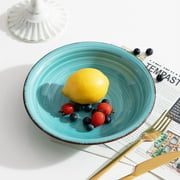vancasso, Series Bonita, 18-Piece Stoneware Dinnerware Set, Blue Dinner Set, Service for 6