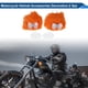 thumbnail image 2 of Accesorios para Cascos de Motocicleta Decoración Lazo Azul Esponjoso para Cascos de Motocicleta Bicicleta Esquí Etiqueta Naranja 2 Juegos, 2 of 6