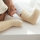 thumbnail image 4 of Calcetines Laklulu para bebés, niños y niñas: 4 pares de calcetines de algodón de punto grueso, cálidos y sin costuras para niños pequeños, calcetines de algodón para niños, 4 of 5