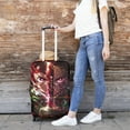 thumbnail image 6 of Slayer Tanjirou Travel Luggage Cover Suitcase Protector Washable Elastic Suitcase Baggage Cover Anti-scratch for Wheeled Suitcase Fits 18-32 Inch Luggage, 6 of 7