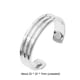 thumbnail image 2 of Acupresión Reflexología Sleeping Aid Anillo anti ronquidos (plata en relieve) Ygjytge Cuidado Belleza, 2 of 3