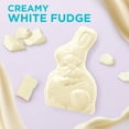 thumbnail image 3 of RUSSELL STOVER Easter Solid White Fudge Easter Bunny, 3 oz., 3 of 10