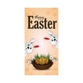 thumbnail image 2 of Decoraciones de Pascua, adornos de Pascua, regalos de Pascua, cortina de puerta de Pascua, lindo conejito, huevos de Pascua, escena festiva, decoración de porche y patio, cubierta de puerta, pancarta, 2 of 6