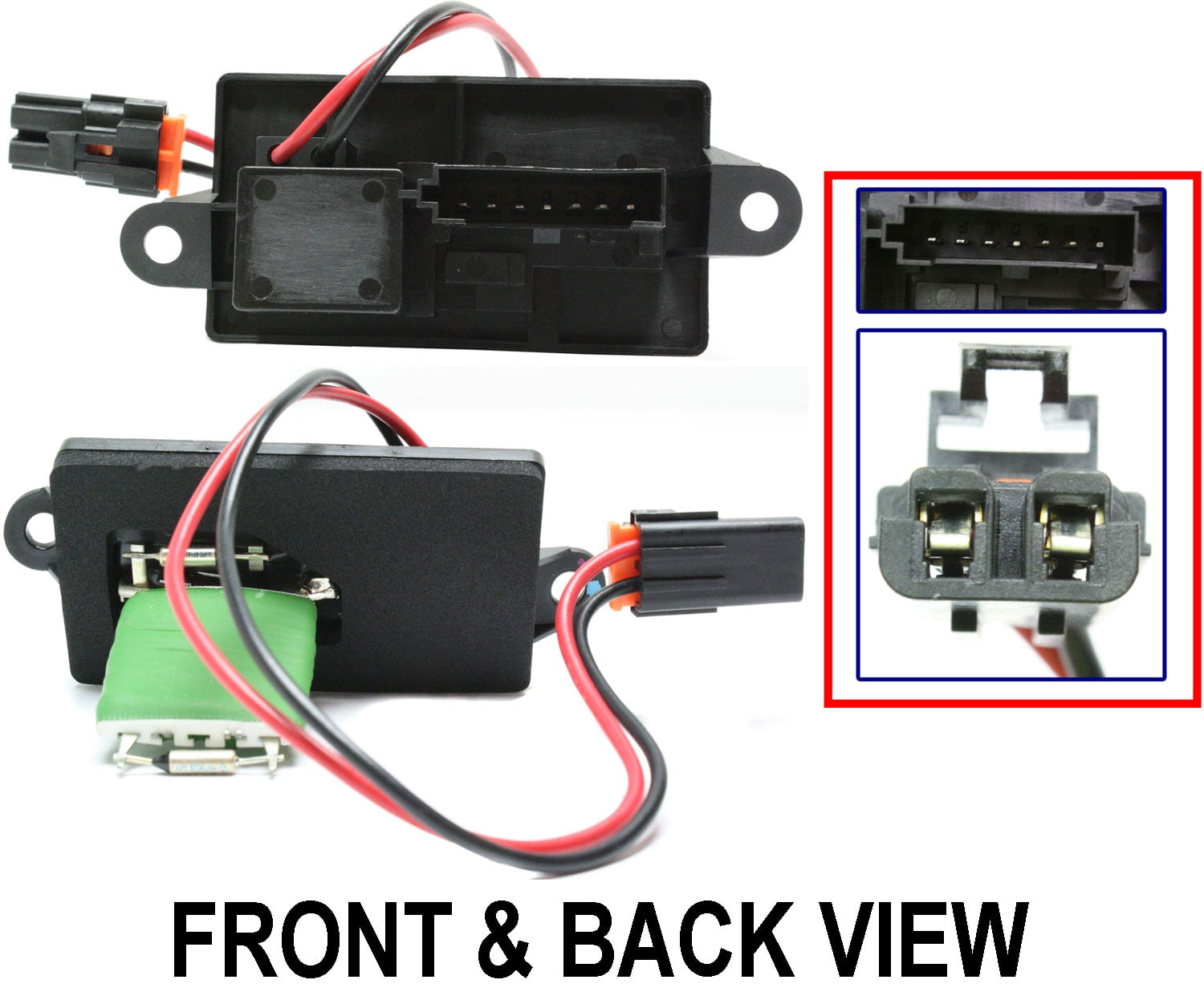 Blower Motor Resistor Compatible with 2000-2002 Chevrolet Tahoe 2007 GMC Sierra 3500 Classic 8Cyl 5.3L 4.8L 6.0L 8.1L 6.6L