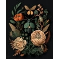 thumbnail image 4 of Maki 20x24 Black Modern Wood Framed Wall Art Titled - Pollination Ii, 4 of 6
