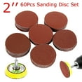 thumbnail image 3 of Ghojet 60pcs 2 Inch Sander Disc Sanding Disk 100-2000 Grit Sandpaper With Abrasive Polish Pad Plate For Drill Grinder Rotary Tools, 3 of 9