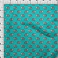thumbnail image 3 of oneOone Viscose Chiffon Fabric Elephant Block Print Fabric By The Yard 42 Inch Wide, 3 of 4