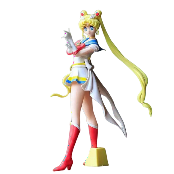 Figura de anime Sailor Moon Spellcasting PVC tamaño mediano