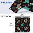 thumbnail image 7 of GZHJMY Christmas Owl Cloth Dinner Napkins Everyday Use 20" × 20" Home Decor 4 Pack, 7 of 7