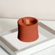 thumbnail image 4 of Portavelas de cemento meteorito | Soporte de vela de cristal sin llama | Aromaterapia y adorno decorativo | Decoración Moderna Industrial | los 8.5x8.5x7cm | 1 paquete | Acento en el hogar, 4 of 5