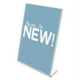 thumbnail image 2 of "Classic Image Slanted Sign Holder, Portrait, 8 1/2 X 11 Insert, Clear | Bundle of 2 Each", 2 of 5